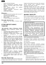 Preview for 120 page of Hotpoint FP 1005 AX0 Operating Instructions Manual