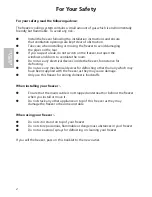 Preview for 2 page of Hotpoint FZA30 Instructions For Installation And Use Manual