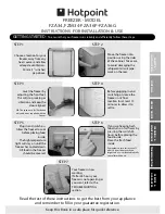 Preview for 1 page of Hotpoint FZA34 Instructions For Installation & Use