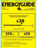 Preview for 1 page of Hotpoint GSM2200NBB Energy Manual