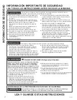 Preview for 32 page of Hotpoint HCM9DMWW Owner'S Manual And Installation Instructions