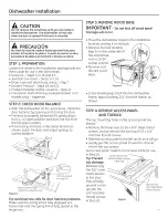 Preview for 7 page of Hotpoint HDA2100V35WW Installation Instructions Manual