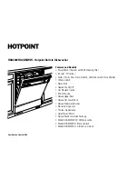 Preview for 2 page of Hotpoint HDA3400FAA Installation Information