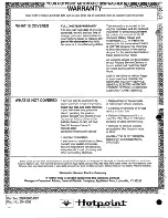 Preview for 16 page of Hotpoint HDA795 Use And Care Manual