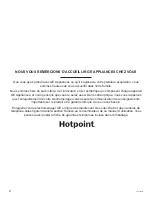 Preview for 26 page of Hotpoint HDF310 Series Owner'S Manual