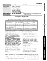 Preview for 25 page of Hotpoint HSM25GFRESA and Owner'S Manual And Installation Instructions