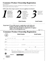 Preview for 30 page of Hotpoint HSM25GFRESA and Owner'S Manual And Installation Instructions