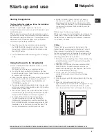 Preview for 5 page of Hotpoint HUZ3022NFI Operating Instructions Manual