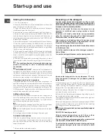 Preview for 22 page of Hotpoint LFB 4M010 Operating Instructions Manual