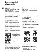 Preview for 58 page of Hotpoint LFF 8214E Operating Instructions Manual