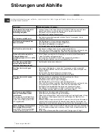 Preview for 36 page of Hotpoint LFFA++ 8H14 Operating Instructions Manual