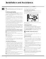 Preview for 4 page of Hotpoint LFK 7M124 Operating Instructions Manual