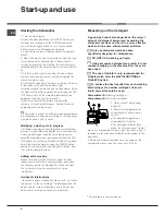 Preview for 8 page of Hotpoint LFT 04 Instruction Booklet