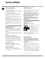 Preview for 6 page of Hotpoint LFTA+ 2284 Operating Instructions Manual