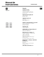 Preview for 61 page of Hotpoint LFTA+ 2284 Operating Instructions Manual