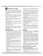 Preview for 2 page of Hotpoint LSTB 6B00 Operating Instructions Manual