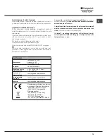 Preview for 15 page of Hotpoint LSTB 6B00 Operating Instructions Manual