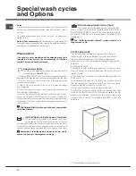 Preview for 12 page of Hotpoint LSTF 9H117 Operating Instructions Manual