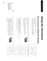 Preview for 14 page of Hotpoint MG23H Instruction Booklet