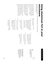 Preview for 27 page of Hotpoint MG23H Instruction Booklet