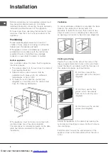 Preview for 2 page of Hotpoint OS 897D C IX/HP Operating Instructions Manual