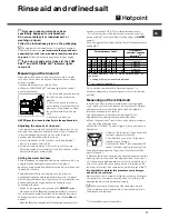 Preview for 11 page of Hotpoint PFT834 Instruction Booklet