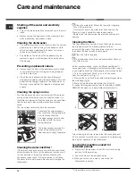 Preview for 12 page of Hotpoint PFT834 Instruction Booklet