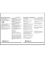 Preview for 3 page of Hotpoint RCAA 100 P Installation Instructions