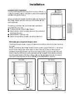 Preview for 3 page of Hotpoint RFA18 Instructions For Installation & Use