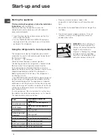 Preview for 6 page of Hotpoint RFA52P Operating Instructions Manual