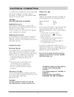 Preview for 4 page of Hotpoint RLA 21 Instructions For Installation And Use Manual