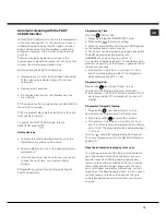 Preview for 13 page of Hotpoint SE87PX Instructions For Installation And Use Manual