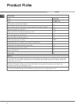 Preview for 2 page of Hotpoint Smart Tech FDFSM 31011 Instructions For Use Manual