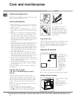 Preview for 12 page of Hotpoint SX 1038L PX S Operating Instructions Manual