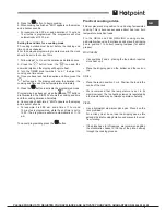 Preview for 9 page of Hotpoint SX 898 CK S Operating Instructions Manual