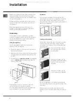 Preview for 2 page of Hotpoint SY36B/1 Operating Instructions Manual