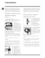 Preview for 2 page of Hotpoint WDL520A Instructions For Use Manual