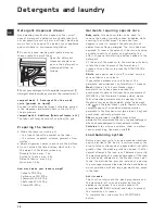 Preview for 10 page of Hotpoint WDL520A Instructions For Use Manual