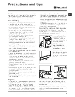 Preview for 11 page of Hotpoint WDL520A Instructions For Use Manual