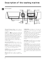 Preview for 6 page of Hotpoint WMD 960 P Instructions For Use Manual