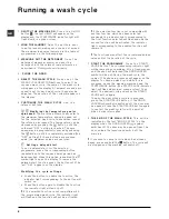 Preview for 8 page of Hotpoint WMD 960 P Instructions For Use Manual