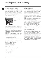 Preview for 10 page of Hotpoint WMD 960 P Instructions For Use Manual