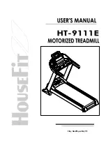 HouseFit HT-9111E User Manual preview