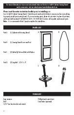 Preview for 2 page of Household Essentials Iron 'n Fold 18300 Instructions Manual