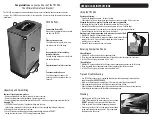 Preview for 2 page of Household Essentials TK10XL Use & Care Instructions