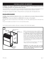 Preview for 15 page of HouseWarmer HWDV080BDVN-2 Installation Instructions And Owner'S Manual