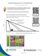 Houston Radar Speedlane Pro Quick Start Manual preview