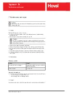 Preview for 16 page of Hoval TopVent TV Operating Manual