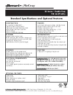 Preview for 2 page of Howard McCray R-CFS32E-4 Specifications