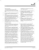 Preview for 3 page of Howden Roots Metric Series Installation, Operation And Maintenance Manual